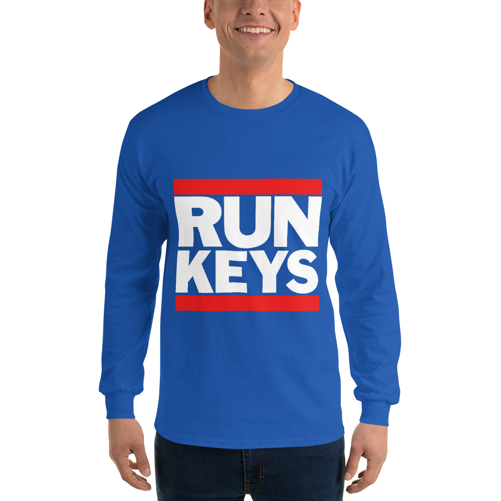 RUN KEYS Men’s Long Sleeve Shirt