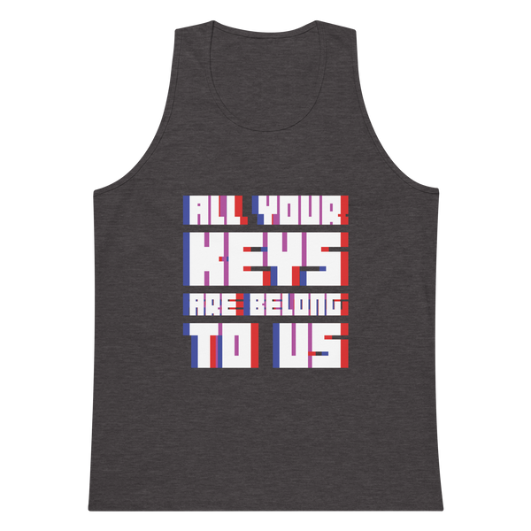 ALL YOUR KEYS Premium Men's Tank Top