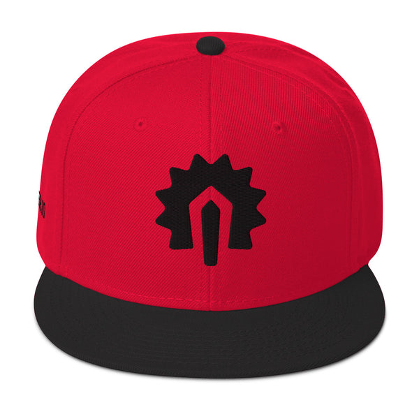Raider.IO Flatbill Snapback Hat - Black Logo