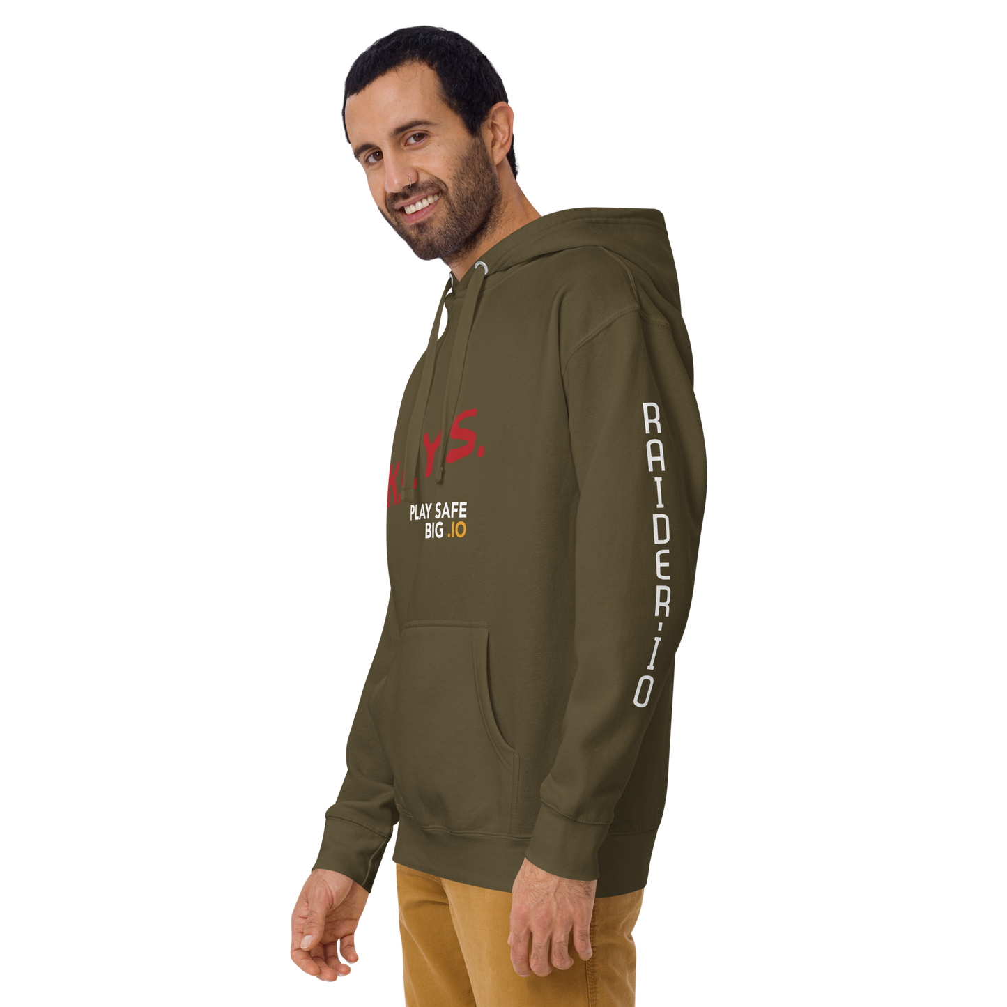 PLAY SAFE, BIG .IO! Pullover Hoodie