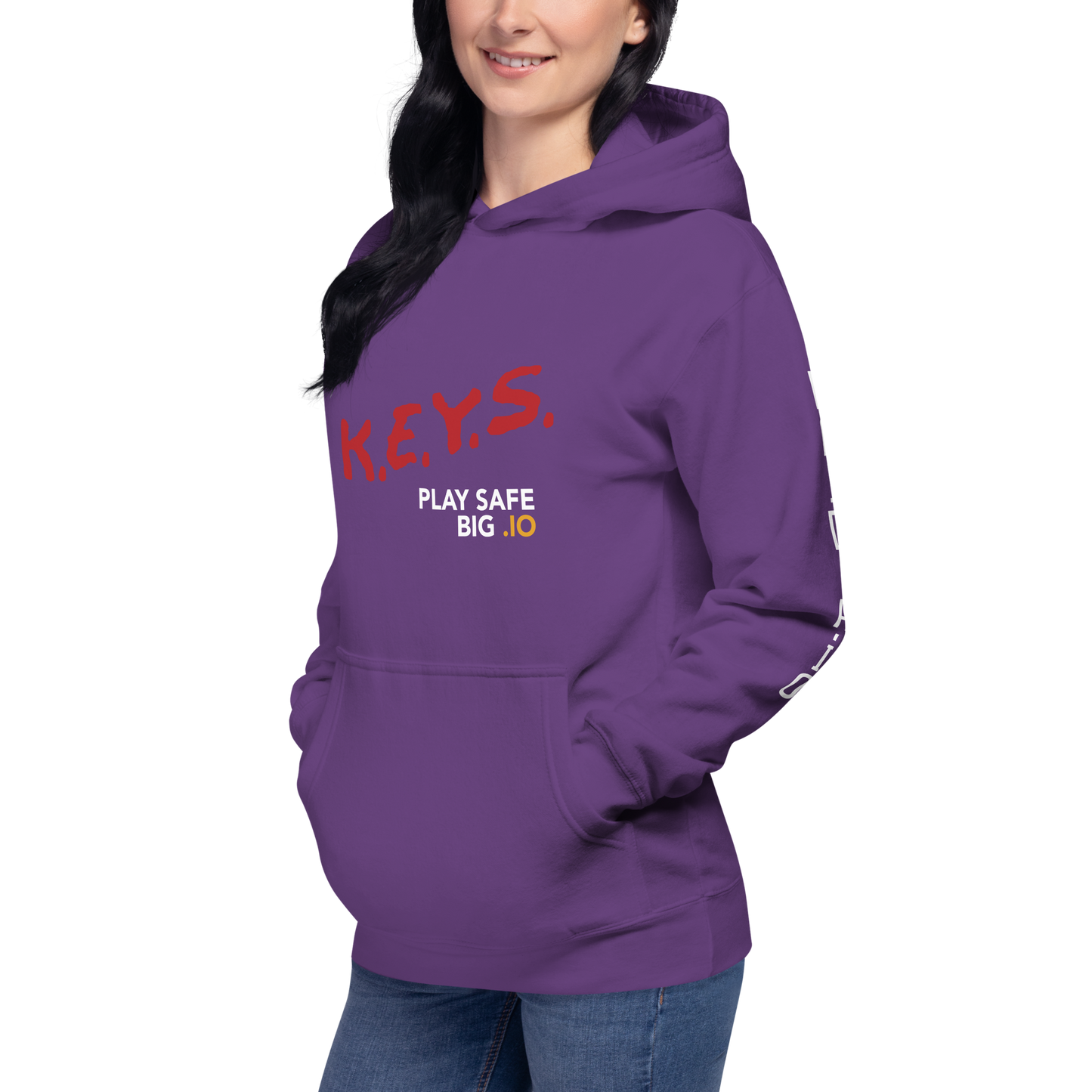PLAY SAFE, BIG .IO! Pullover Hoodie