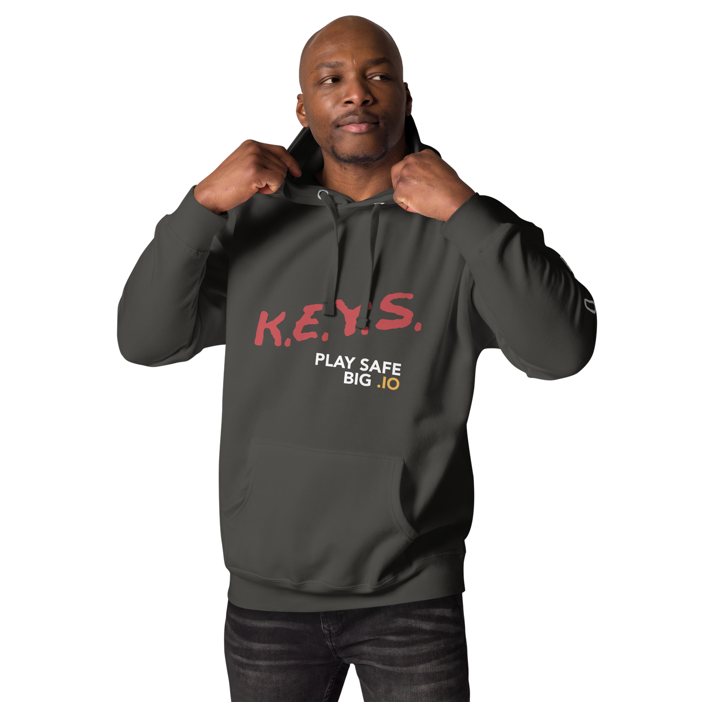 PLAY SAFE, BIG .IO! Pullover Hoodie