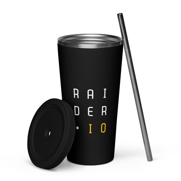 Raider.IO Insulated Tumbler with Straw