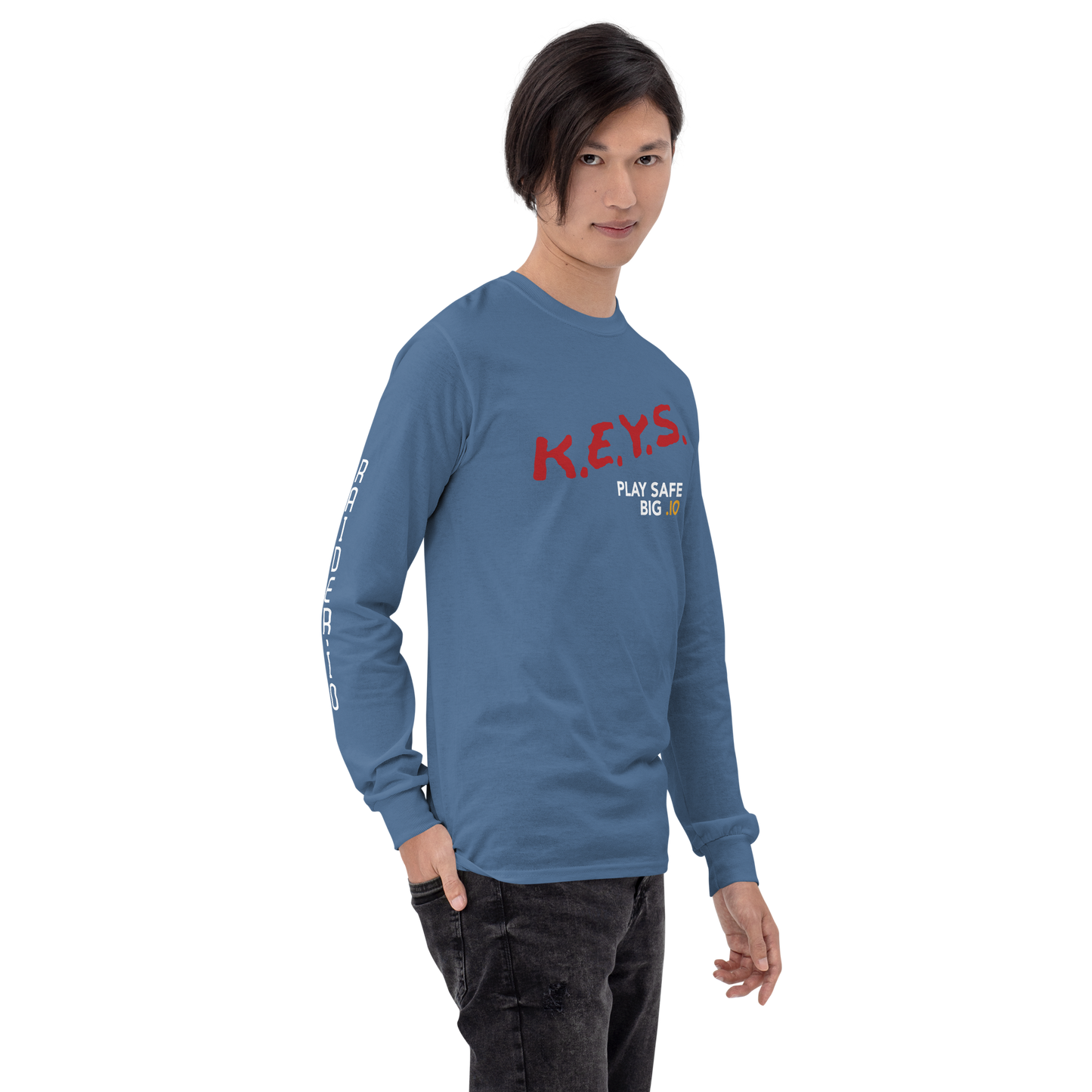 PLAY SAFE, BIG .IO! Long Sleeve Shirt