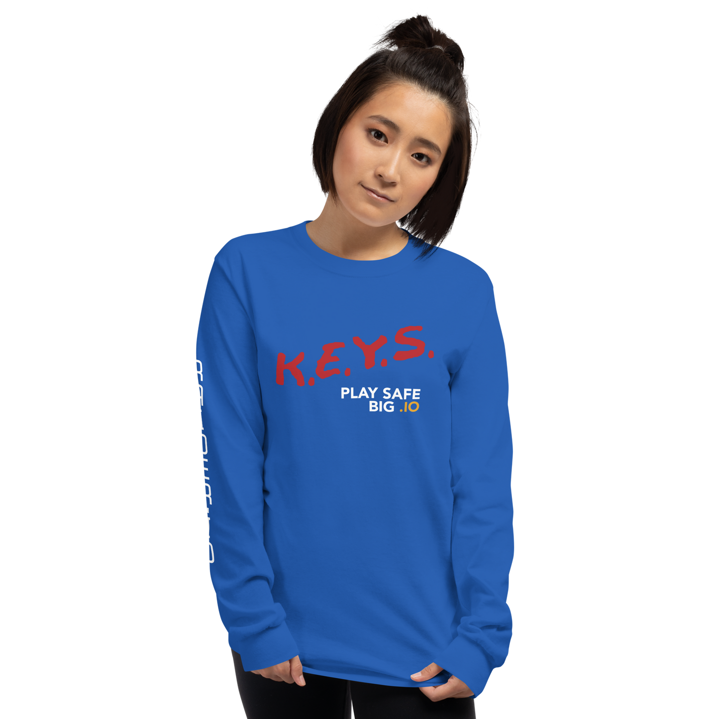 PLAY SAFE, BIG .IO! Long Sleeve Shirt