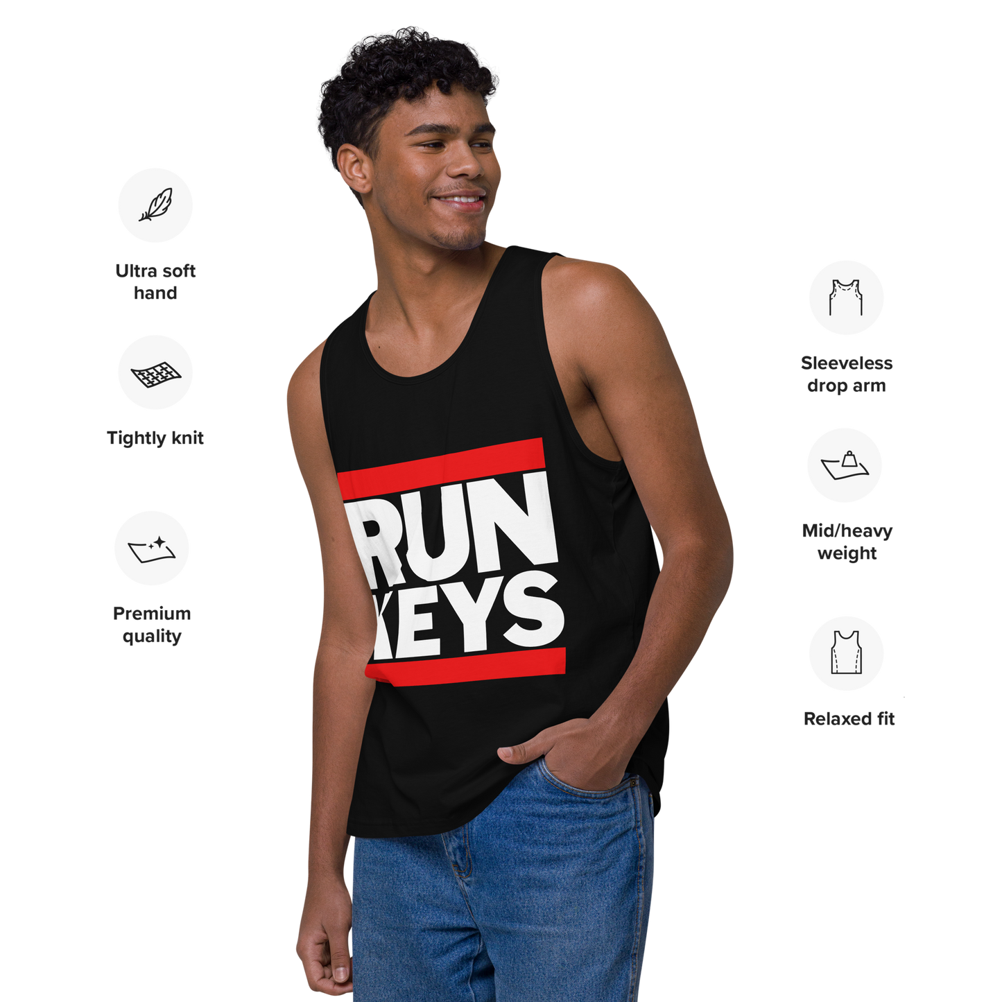 RUN KEYS Premium Tank Top