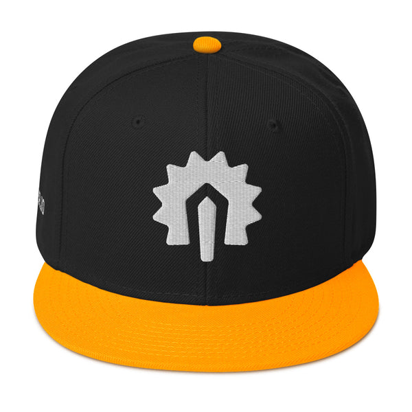 Raider.IO Flatbill Snapback Hat - White Logo