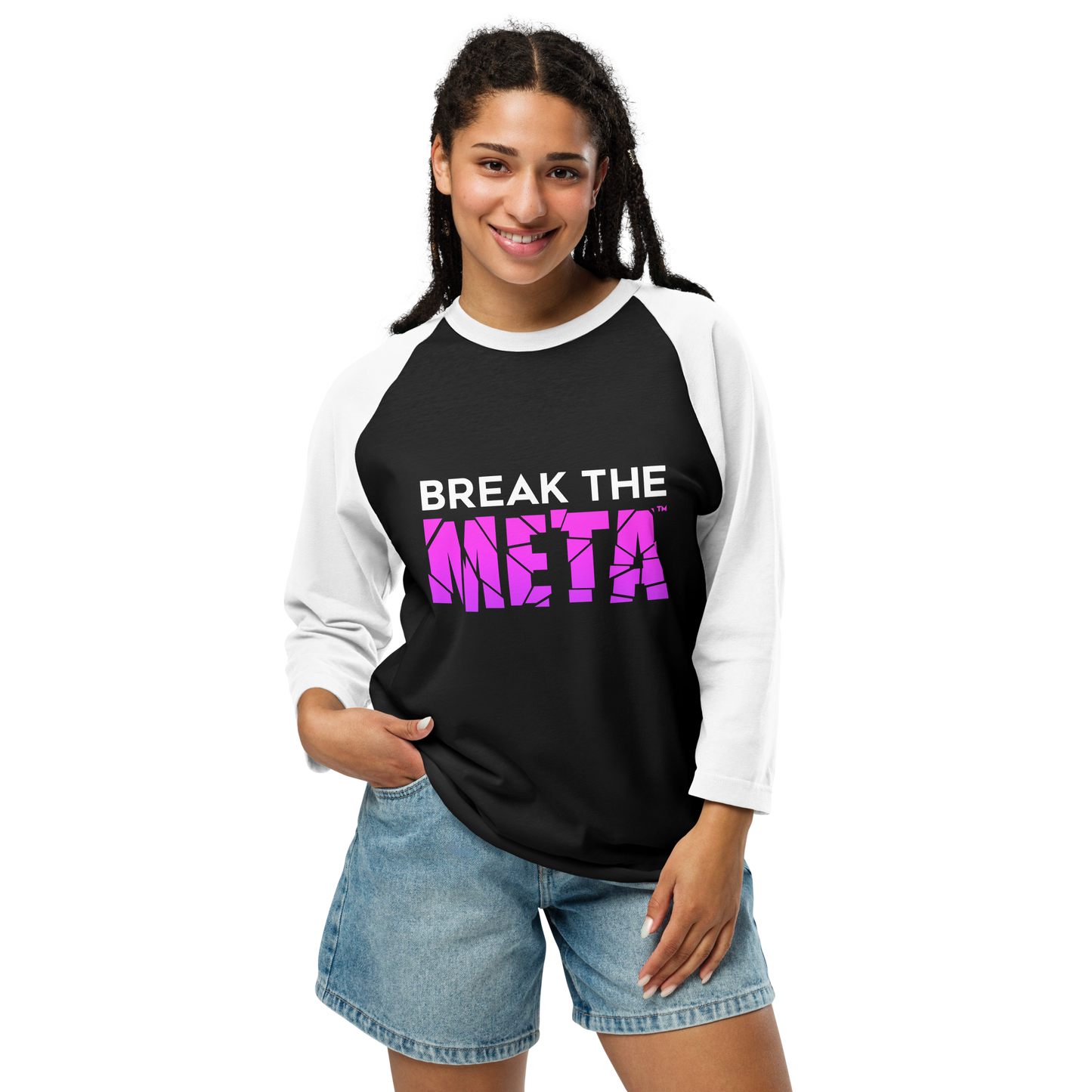 Break the Meta Limited Edition 3/4 Sleeve Shirt