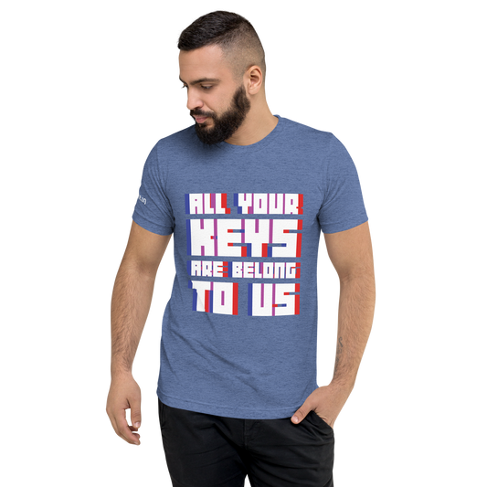 ALL YOUR KEYS Short Sleeve Tshirt
