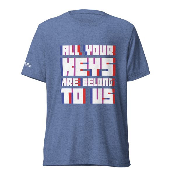 ALL YOUR KEYS Short Sleeve Tshirt