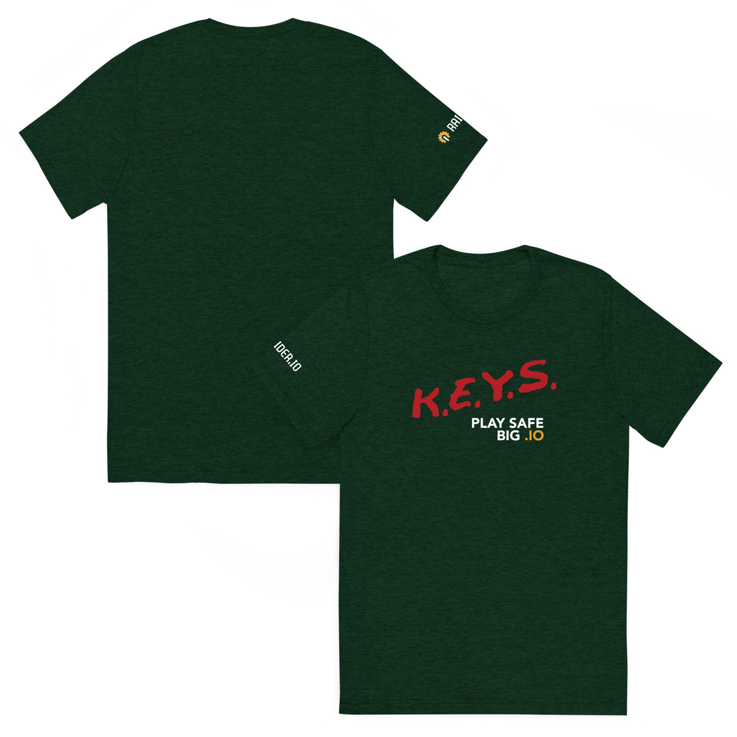 PLAY SAFE, BIG .IO! Short Sleeve Tshirt