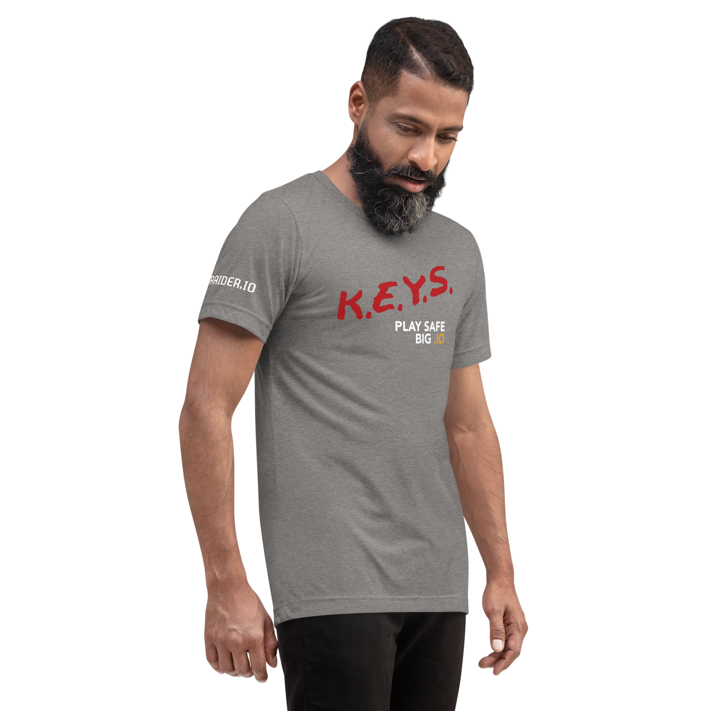 PLAY SAFE, BIG .IO! Short Sleeve Tshirt