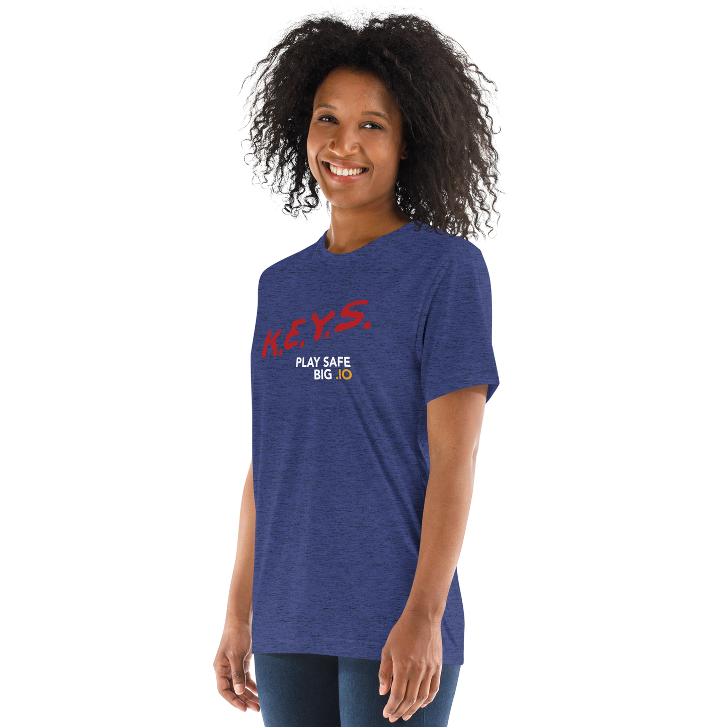 PLAY SAFE, BIG .IO! Short Sleeve Tshirt