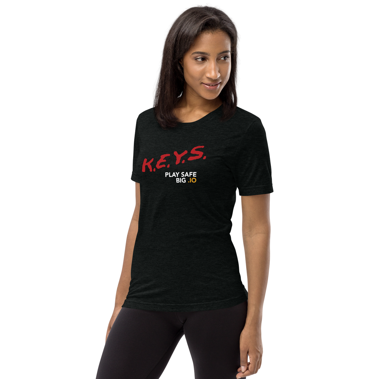 PLAY SAFE, BIG .IO! Short Sleeve Tshirt