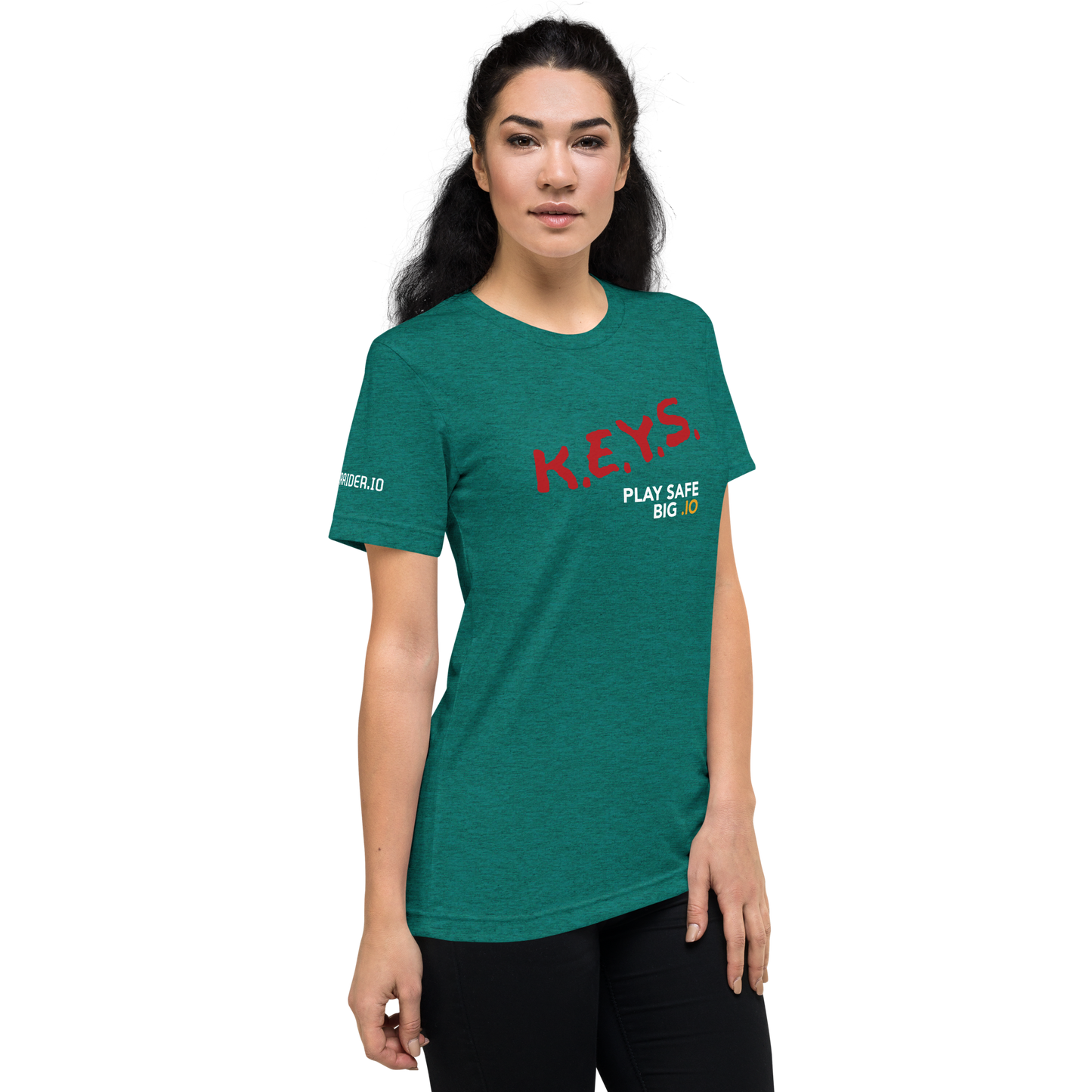 PLAY SAFE, BIG .IO! Short Sleeve Tshirt