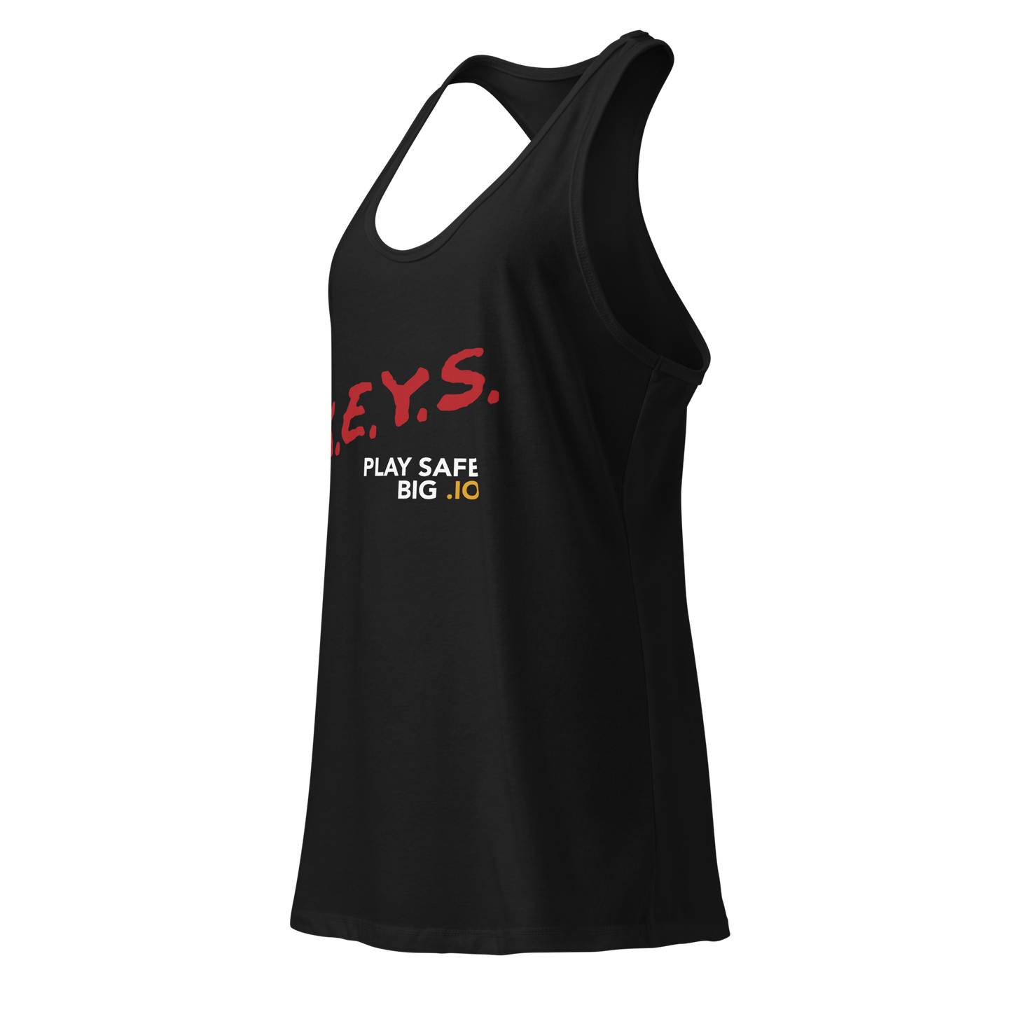 PLAY SAFE, BIG .IO! Premium Women's Tank Top