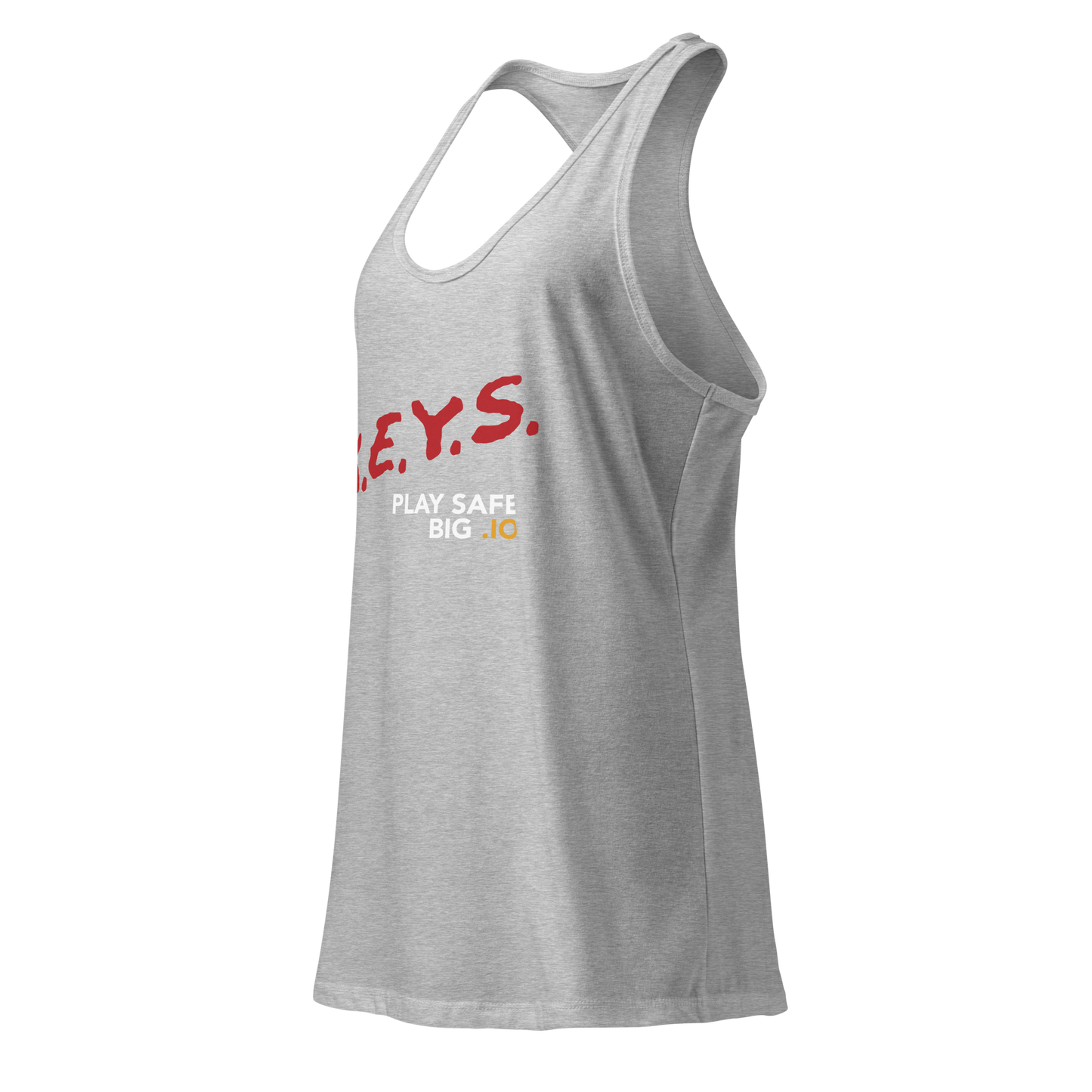 PLAY SAFE, BIG .IO! Premium Women's Tank Top