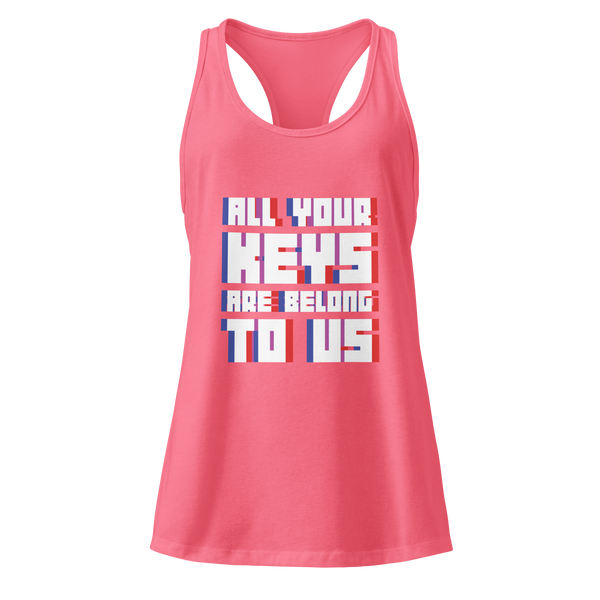 ALL YOUR KEYS Premium Women's Tank Top