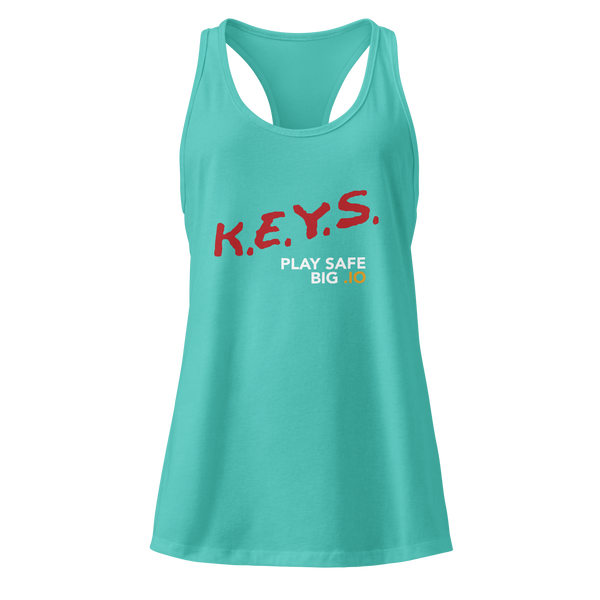 PLAY SAFE, BIG .IO! Premium Women's Tank Top